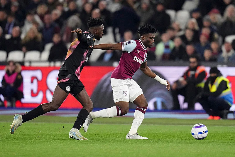 English Premier League soccer West Ham United vs Leicester City: Mohammed Kudus