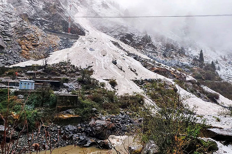 Rainfall and avalanche in Uttarakhand - | Photo: PTI