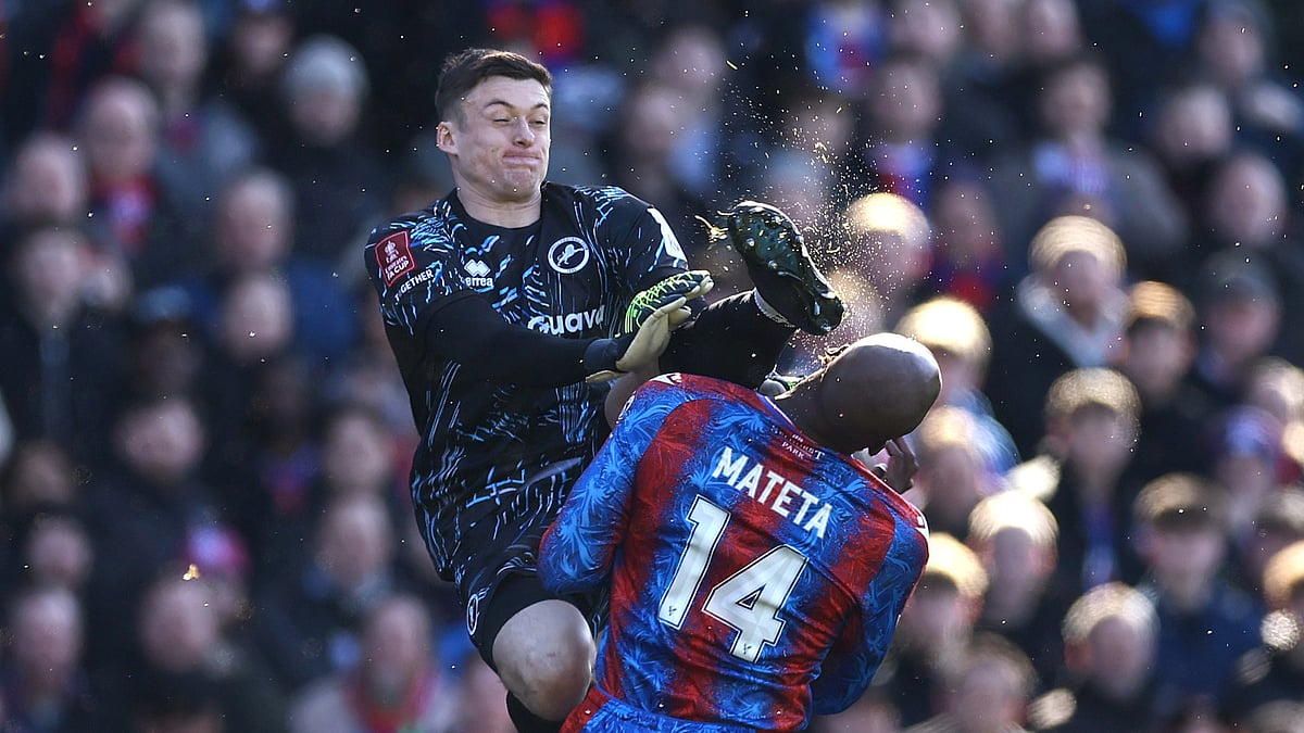 Liam Roberts' tackle on Jean-Philippe Mateta - File