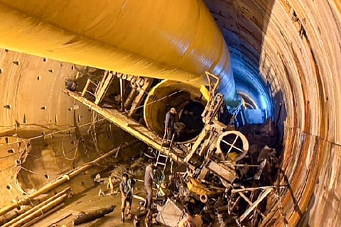 Rescue ops underway at collpased SLBC tunnel