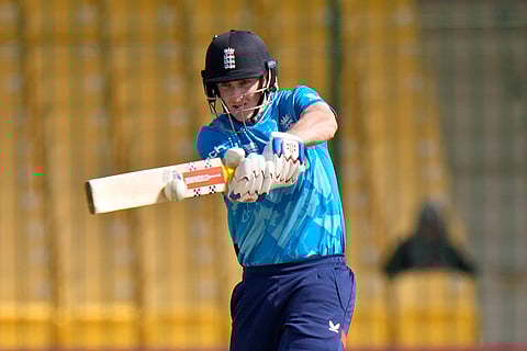 Champions Trophy 2025, RSA Vs ENG: England's Harry Brook plays a shot