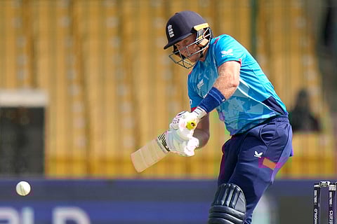 Champions Trophy 2025, RSA Vs ENG: England's Joe Root plays a shot