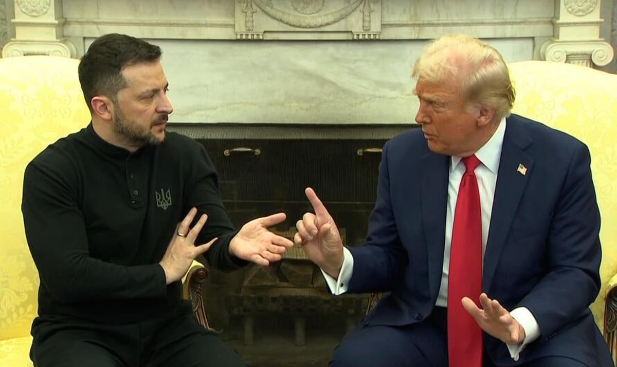 Trump and Zelensky 