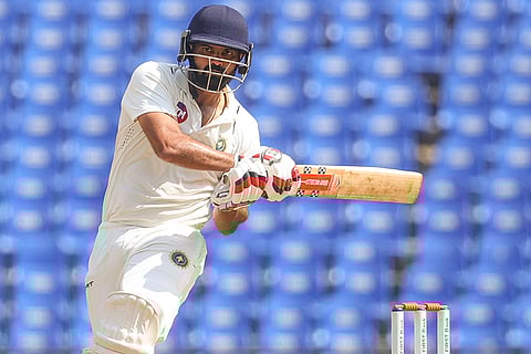 Ranji Trophy final, Kerala v Vidarbha Day 3: Kerala batter Aditya Sarwate plays a shot