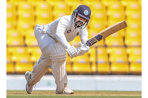 Ranji Trophy final, Kerala v Vidarbha Day 3: Kerala's Salman Nizar plays a shot