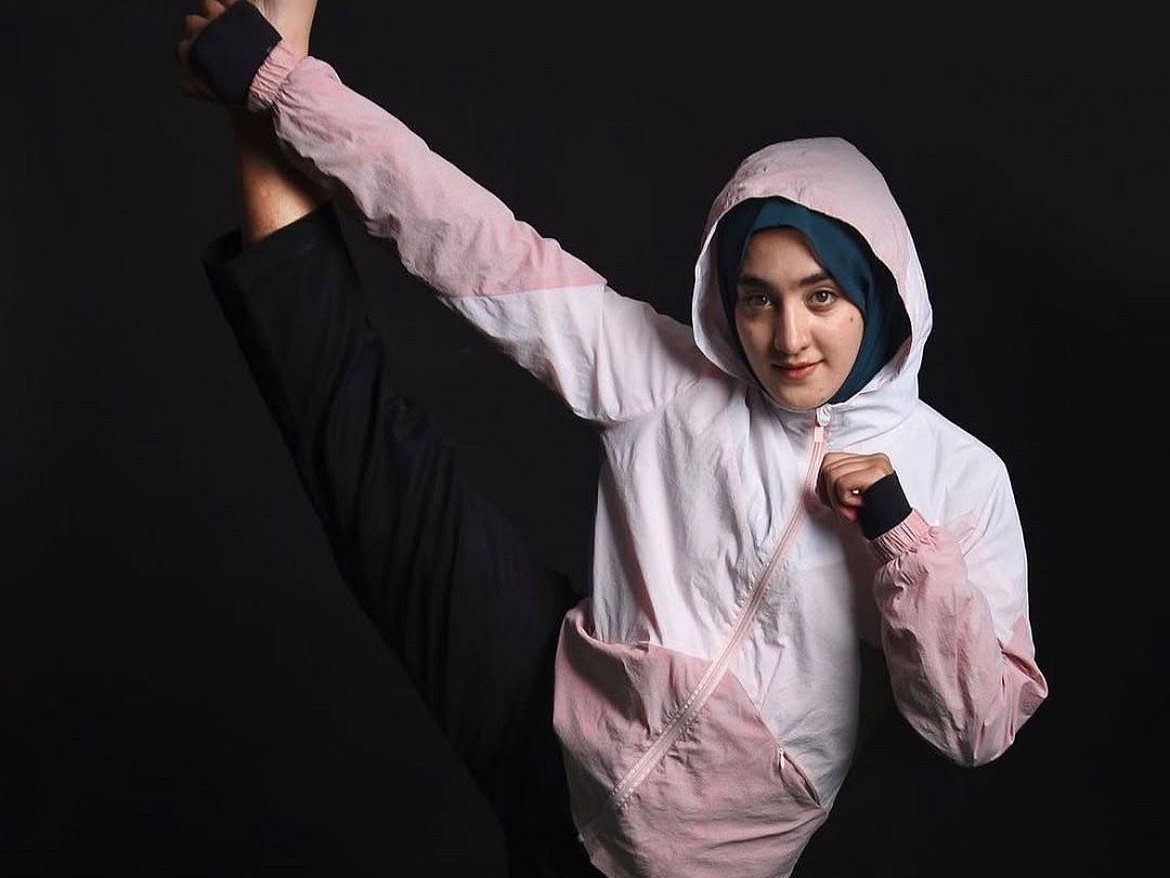 Instagram/@aneesbhats : Fiza Nazir from Srinagar is an International Mixed Martial Arts (IMMA) fighter |