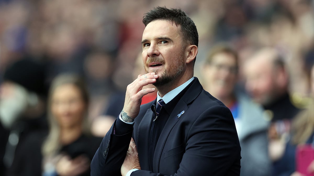 Barry Ferguson during Rangers' 2-1 defeat to Motherwell
