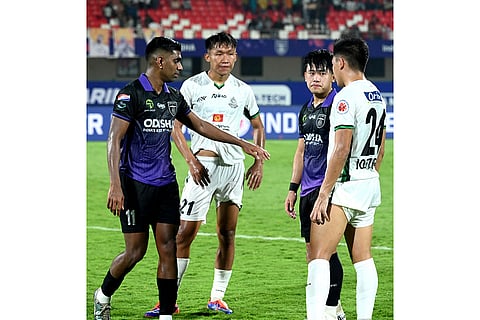 ISL 2024-25, OFC Vs MSC: Players exchange notes after goalless draw