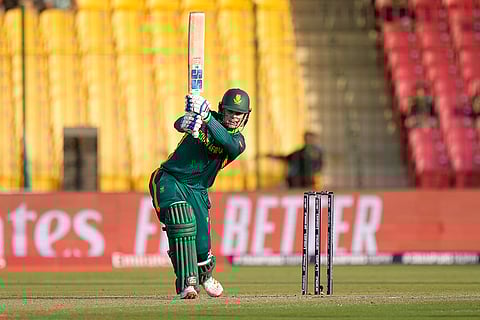 Champions Trophy 2025, RSA Vs ENG: South Africa's Ryan Rickelton bats