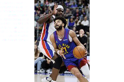 Basketball Game: Detroit Pistons vs Denver Nuggets