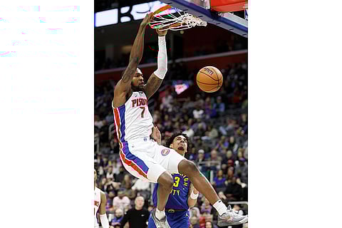 Basketball: Detroit Pistons vs Denver Nuggets