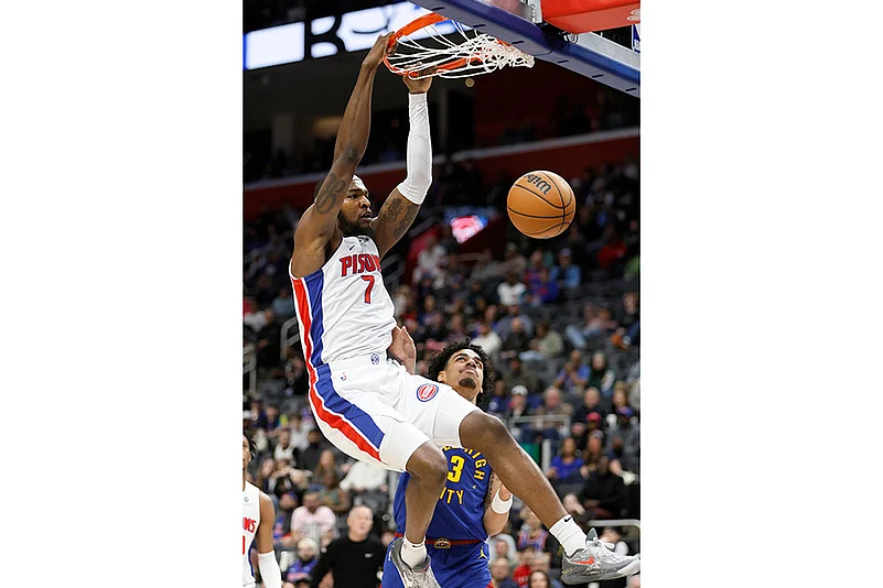 Basketball: Denver Nuggets vs Detroit Pistons