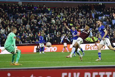 English FA Cup Fifth Round Soccer Match: Aston Villa vs Cardiff City