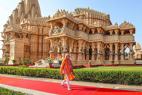 PM Modi at Somnath Mandir