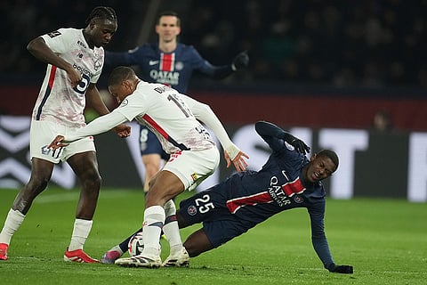 French League One Soccer Match: Lille vs Paris Saint-Germain