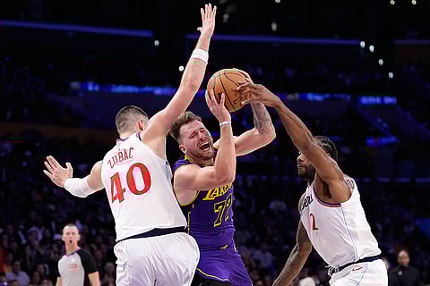 NBA Basketball Game: Los Angeles Clippers vs Los Angeles Lakers