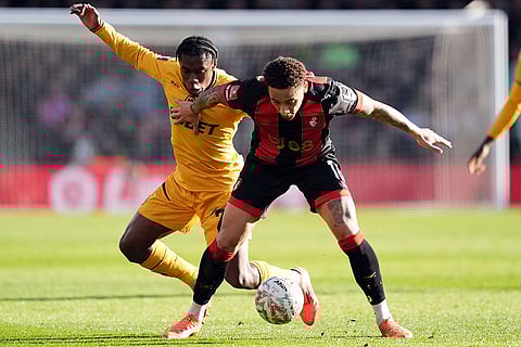 Britain Soccer FA Cup: Bournemouth vs Wolverhampton