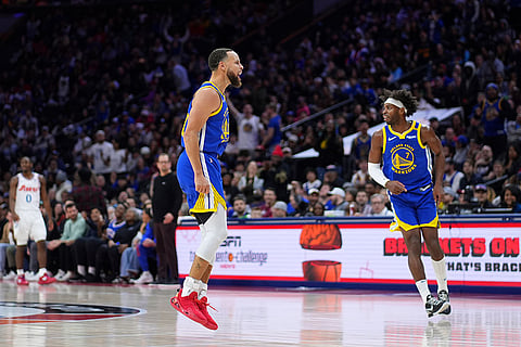 NBA Basketball Game: Golden State Warriors vs Philadelphia 76ers