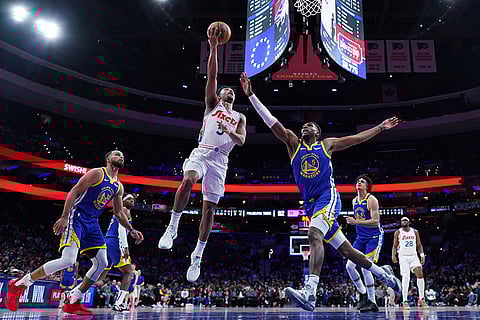 NBA Basketball: Golden State Warriors vs Philadelphia 76ers