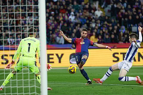 Spain Soccer La Liga: Barcelona Vs Real Sociedad