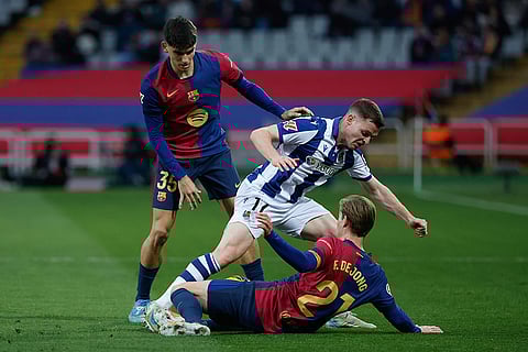 Spain Soccer La Liga: Real Sociedad vs Barcelona