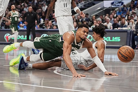 NBA Basketball Game: Dallas Mavericks vs Milwaukee Bucks