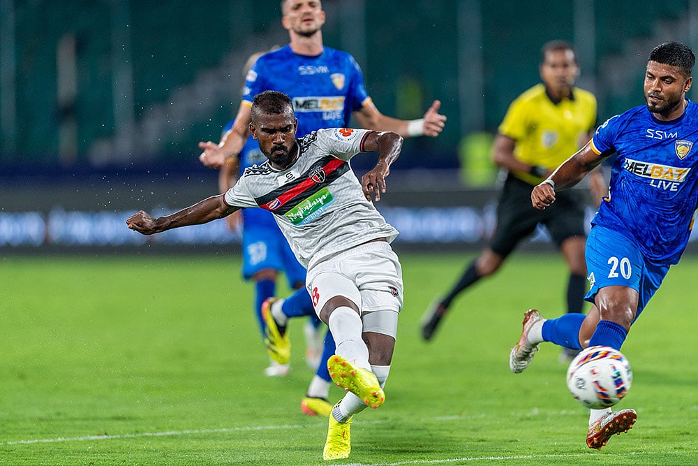 Indian Super League football Chennaiyin vs NorthEast United: Jithin MS