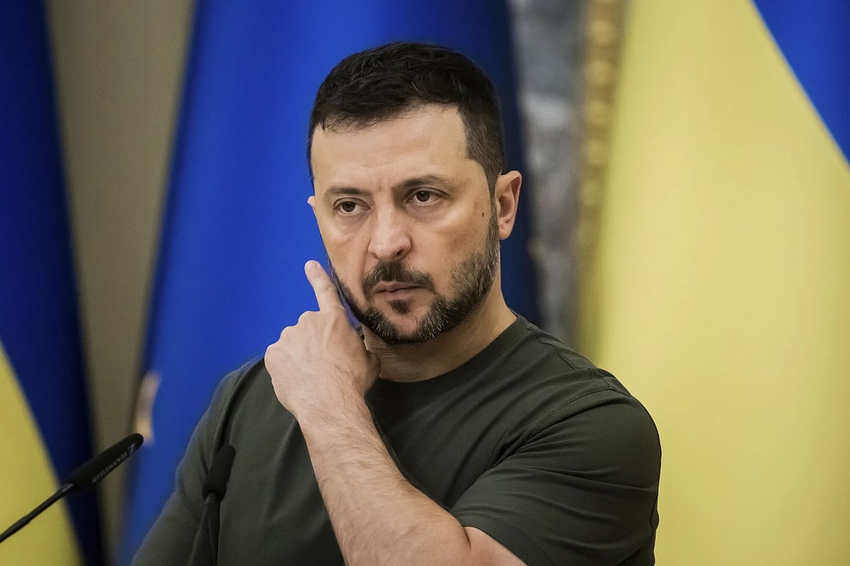 AP : Ukrainian President Volodymyr Zelenskyy