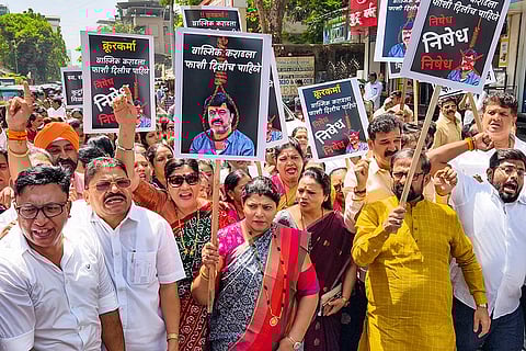 Protest over killing of Beed sarpanch