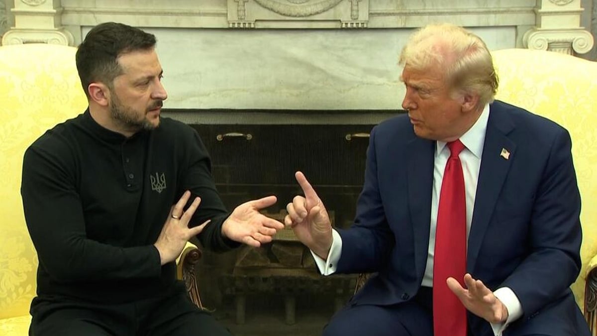 AP Screengrab : President Donald Trump chided Volodomyr Zelenskyy for not concluding the Russian-Ukraine War, and has paused military aid to Ukraine