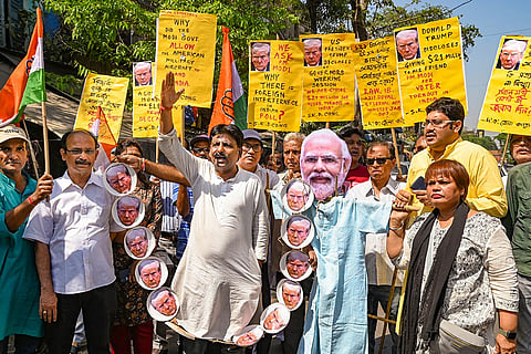 Congress protest over alleged US funding of $21 million