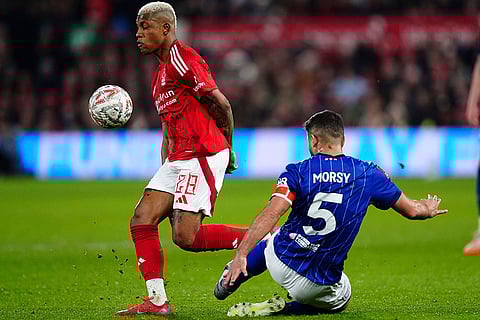 English FA Cup Soccer Match: Ipswich Town vs Nottingham Forest