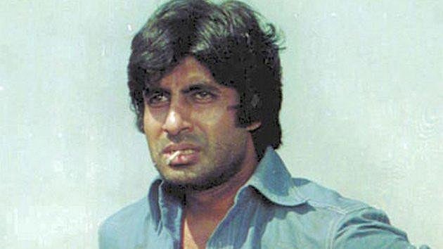 X : A still of Amitabh Bachchan from Sholay 