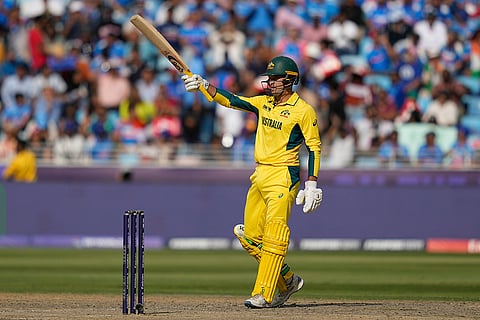CT 2025 IND vs AUS semifinal: Australia's Alex Carey celebrates after scoring fifty runs