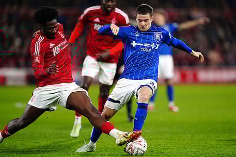 English FA Cup Soccer Match: Nottingham Forest vs Ipswich Town