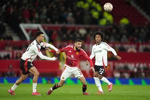English FA Cup Soccer Match: Manchester United vs Fulham