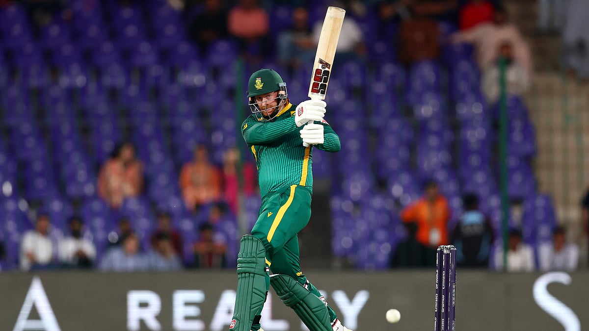 Heinrich Klaasen in action at the Champions Trophy