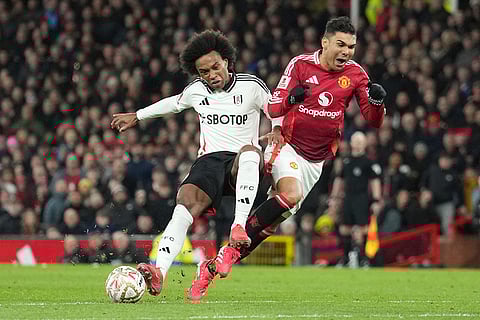 English FA Cup Soccer Match: Fulham vs Manchester United