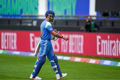 Kohli’s 300th ODI, IND vs NZ: Virat Kohli walks back after his dismissal