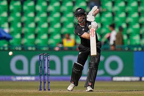 CT 2025, SA vs NZ Semifinal: New Zealand's Kane Williamson plays a shot
