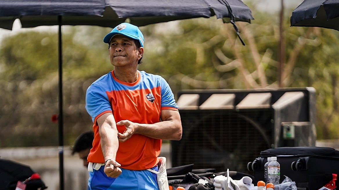 X/International Masters League : Sachin Tendulkar in International Masters League.