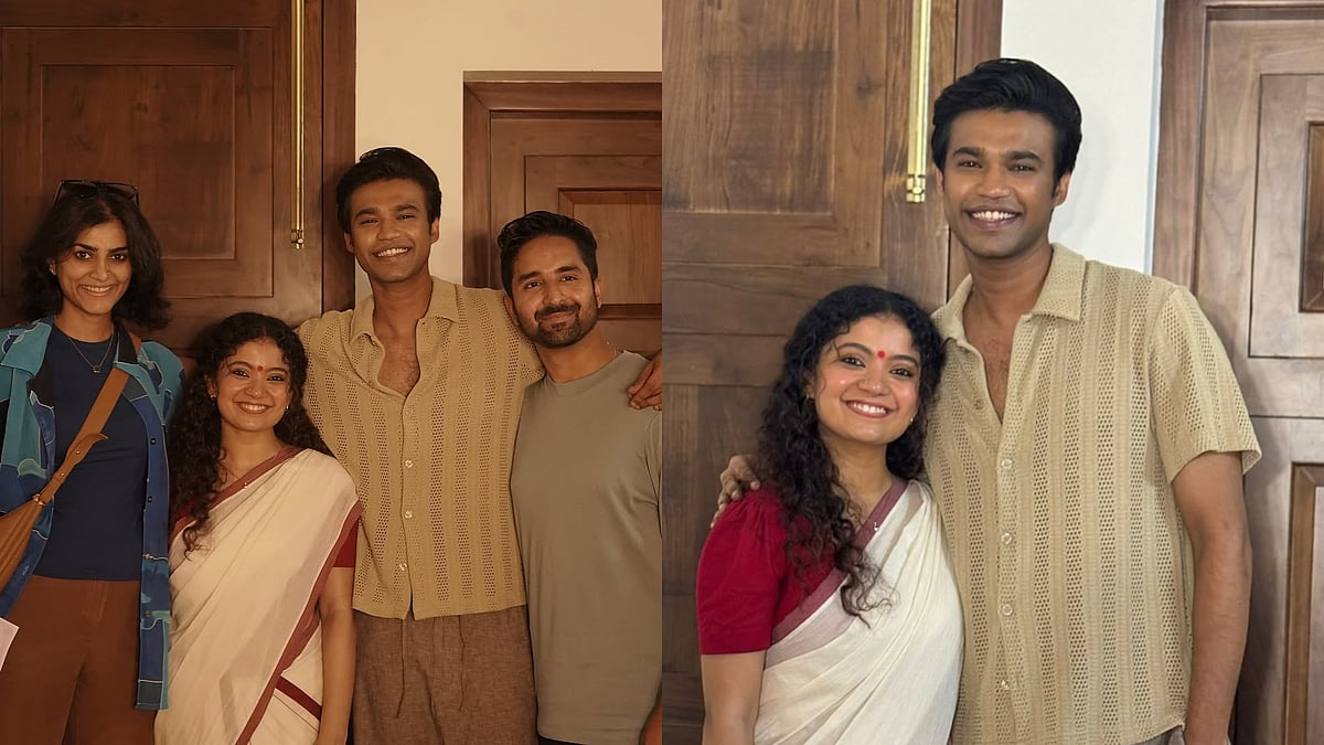 Instagram : Babil Khan, Anna Ben with the team from sets of Yakshi