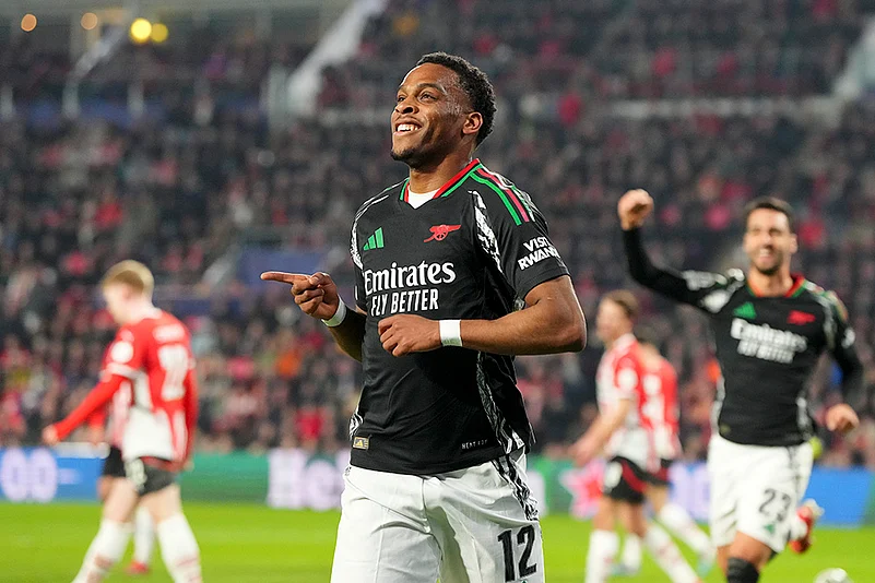 PSV Eindhoven Vs Arsenal, UEFA Champions League Round Of 16 first leg: Jurrien Timber