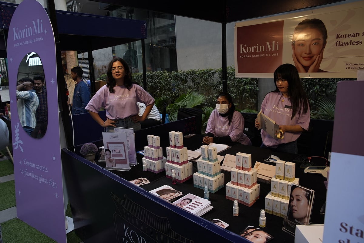 Korean skin clinic KorinMis stall