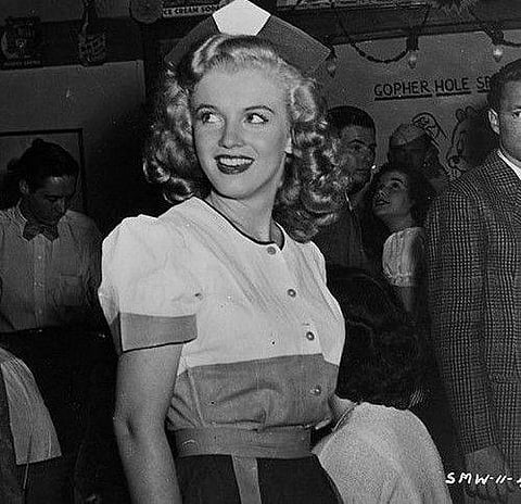 First film role in "Dangerous Years" by Marilyn Monroe