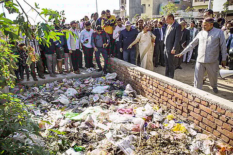 Rekha Gupta visits Delhi's Shalimar Bagh