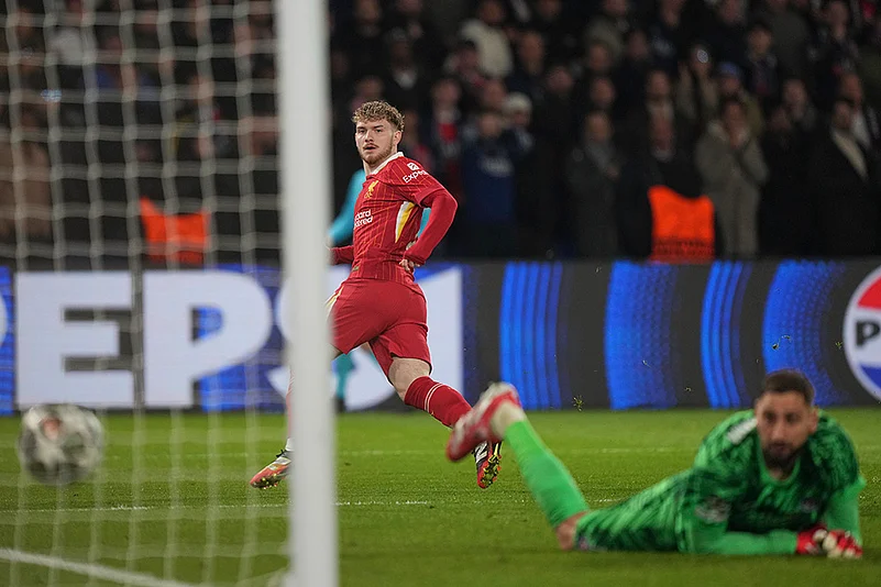 UEFA Champions League round of 16 first leg soccer PSG vs Liverpool: Harvey Elliott