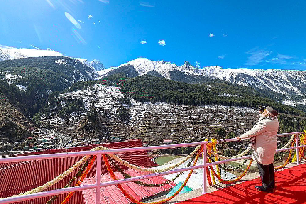 | Photo: PMO via PTI : PM Modi in Uttarakhand