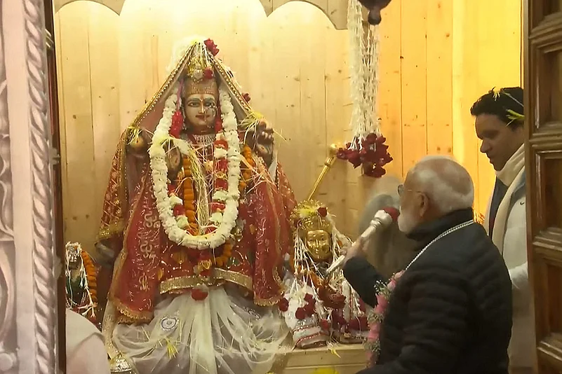 PM Modi at Goddess Gangas winter abode