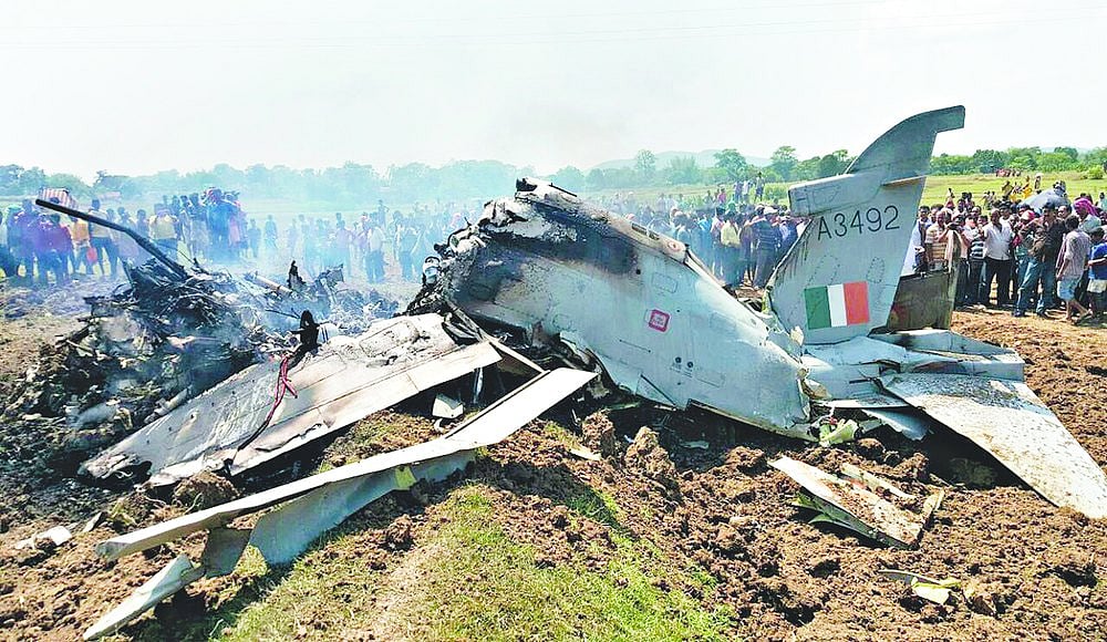 X : IAF aircraft crashed in Haryana (Representational Image)